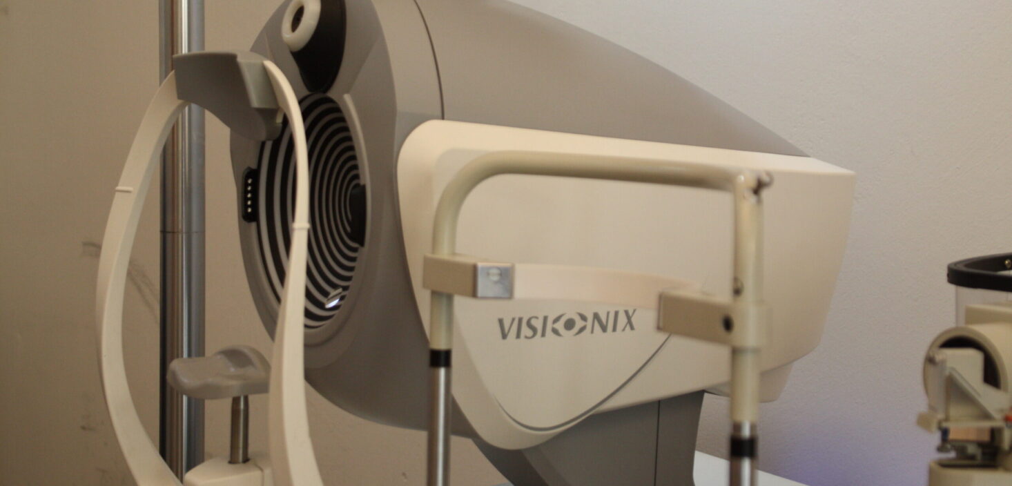 Visionix VX 120 Wellenfront-Analysegerät in unserem Untersuchungsraum